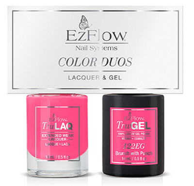 EzFlow TruGel Polish Brunch with Punch Duo 122ED - 14 mL / 0.5 fl oz