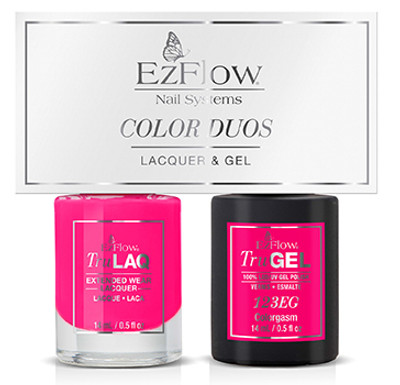 EzFlow TruGel Polish Colorgasm Duo 123ED - 14 mL / 0.5 fl oz