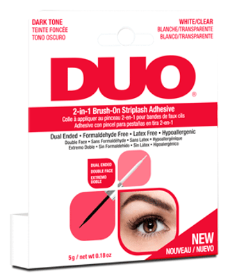 Ardell Duo 2-in-1 Brush on Striplash Adhesive - White/Clear 5g/ .18oz