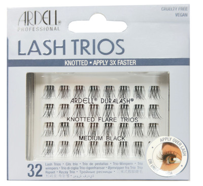 Ardell Duralash Individuals - Knotted Flare Trios Medium Black Ardell Duralash Individuals - Knotted Flare Trios Medium Black