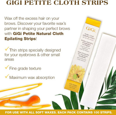 GiGi Petite Cloth Epilating Strips - 100 Pack