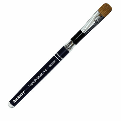 Berkeley Aluminum French Brush # 16 - Black