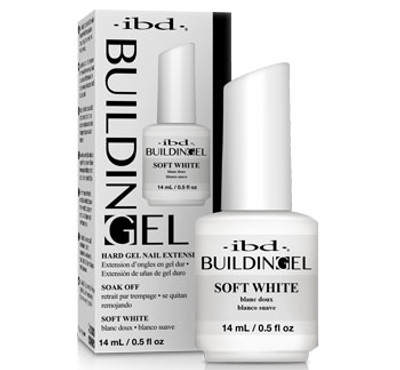 ibd Brush-On Building Gel Soft White - 14 mL / .5 fl oz