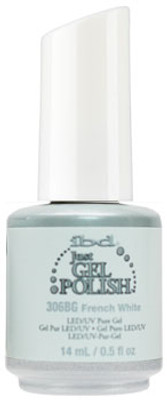 ibd Just Gel Polish French White - .5 fl oz