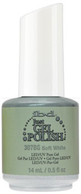 ibd Just Gel Polish Soft White - .5 fl oz