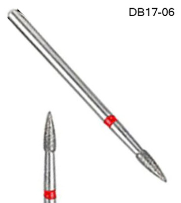 NDi beauty Diamond Carbide Bit Football Shape - 3/32 - DB17