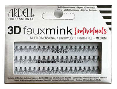 Ardell 3D fauxmink Individuals - Medium Black