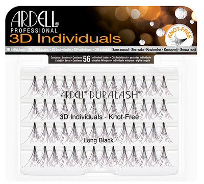 Ardell 3D Individuals Duralash Knot-Free Naturals - Long Black