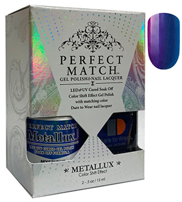 LeChat Perfect Match Metalux Gel Polish + Nail Lacquer Mystique - 5oz