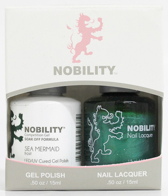 LeChat Nobility Gel Polish & Nail Lacquer Duo Set Sea Mermaid - .5 oz / 15 ml