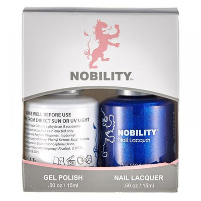 LeChat Nobility Gel Polish & Nail Lacquer Duo Set Sapphire Jazz - .5 oz / 15 ml