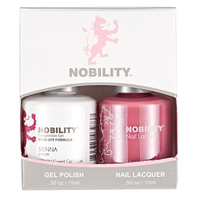 LeChat Nobility Gel Polish & Nail Lacquer Duo Set Sienna - .5 oz / 15 ml