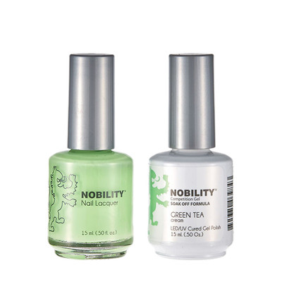 LeChat Nobility Gel Polish & Nail Lacquer Duo Set Green Tea - .5 oz / 15 ml