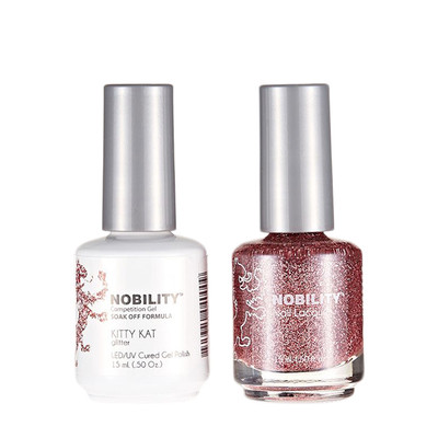 LeChat Nobility Gel Polish & Nail Lacquer Duo Set Kitty Kat - .5 oz / 15 ml