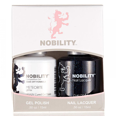 LeChat Nobility Gel Polish & Nail Lacquer Duo Set Meteorite - .5 oz / 15 ml