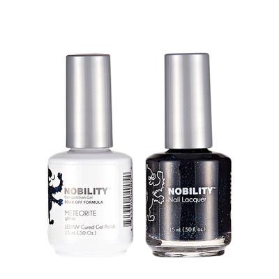 LeChat Nobility Gel Polish & Nail Lacquer Duo Set Meteorite - .5 oz / 15 ml