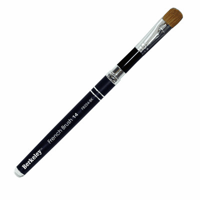 Berkeley Aluminum French Brush # 14 - Black