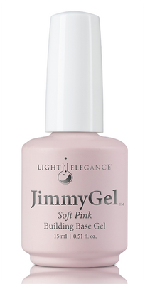 Light Elegance JimmyGel Soak-Off Building Base Soft Pink - 13.5 mL