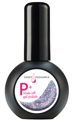 Light Elegance P+ Glitter Gel Polish  In My Happy Place - 15 ml