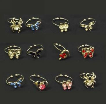 Adjustable Toe Ring - Style 214 (100 rings / each tray)