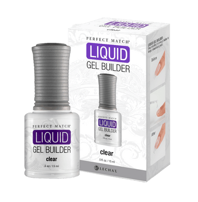 LeChat Perfect Match Liquid Gel Builder Clear - .5oz