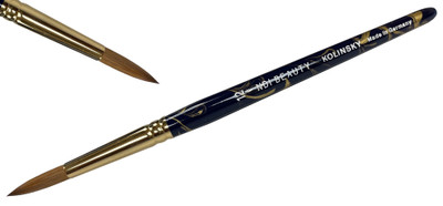 NDI beauty Kolinsky Red Sable Nail Brush # 12