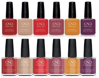 CND Shellac & CND Vinylux Wild Romantics Prepack - 12 PC***No Display