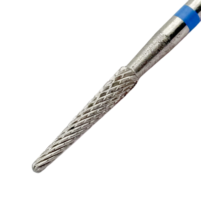 Titanium Under Nail Cleaner Safety Nail Carbide Bit (Medium / Silver) -  3/32" Shank