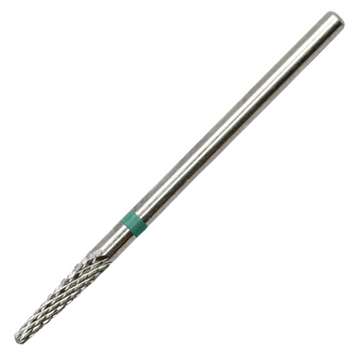 Titanium Under Nail Cleaner Safety Nail Carbide Bit (Coarse / Silver) -  3/32" Shank