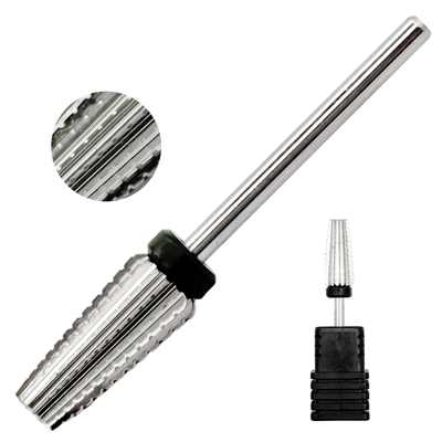 Titanium Volcano Tapered Carbide Bit - (X COARSE / SILVER) 3/32" Shank