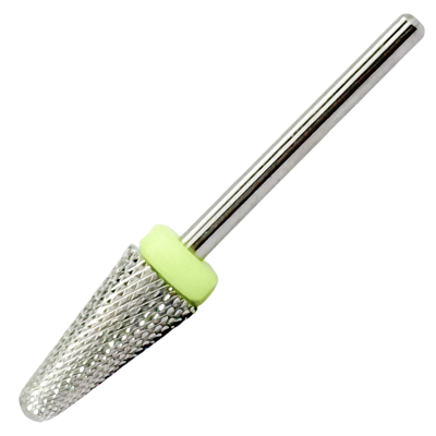 Titanium Tornado Radius-End Burrs Carbide Bit - (Xtra FINE / SILVER) 3/32" Shank