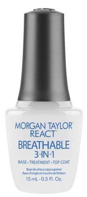 Morgan Taylor  React Breathable, 3-in-1 Base Coat, Treatment