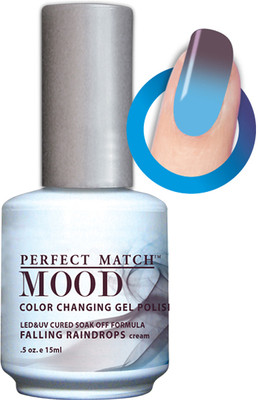 LeChat Perfect Match Mood Gel Polish Falling Raindrops - .5oz