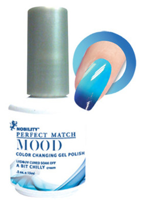 LeChat Perfect Match Mood Gel Polish A Bit Chilly - .5 oz