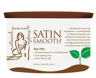 Satin Smooth Organic Soy Wax - 14oz - SSW14SY 
