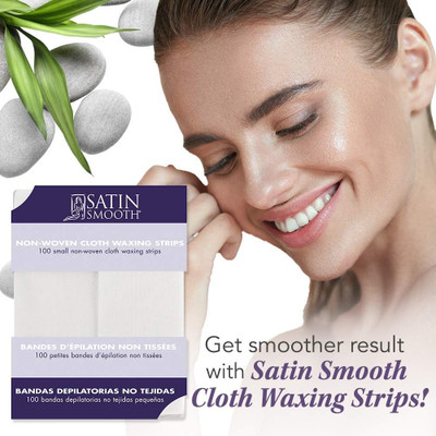 Satin Smooth Small Non-Woven Cloth Waxing Strips