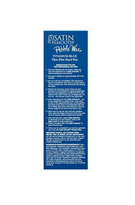 Satin Smooth Titanium Blue Thin Film Pebble Wax - 35 oz. ( 2 lbs. 3 oz.)/ 990 g