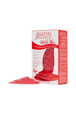 Satin Smooth Wild Cherry Pebble Wax with Vitamin E - 35 oz. ( 2 lbs. 3 oz.)/ 990 g