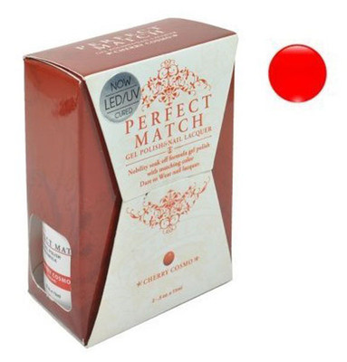 LeChat Perfect Match Gel Polish & Nail Lacquer Cherry Cosmo - .5oz