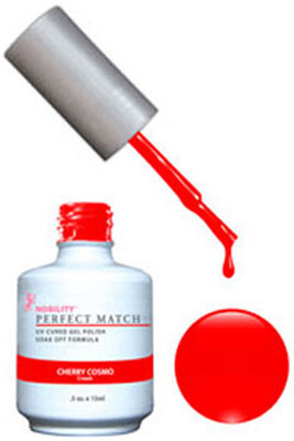 LeChat Perfect Match Gel Polish & Nail Lacquer Cherry Cosmo - .5oz