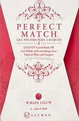 LeChat Perfect Match Gel Polish & Nail Lacquer Rain Lili - .5oz