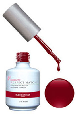 LeChat Perfect Match Gel Polish & Nail Lacquer Blood Orange - .5oz