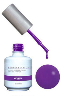LeChat Perfect Match Gel Polish & Nail Lacquer Violetta - .5oz