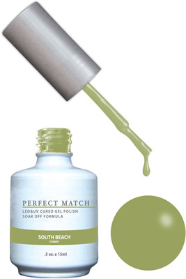 LeChat Perfect Match Gel Polish & Nail Lacquer South Beach - .5oz