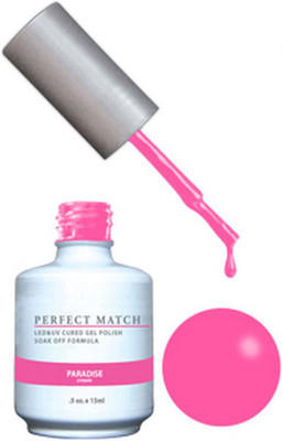 LeChat Perfect Match Gel Polish & Nail Lacquer Paradise - .5oz