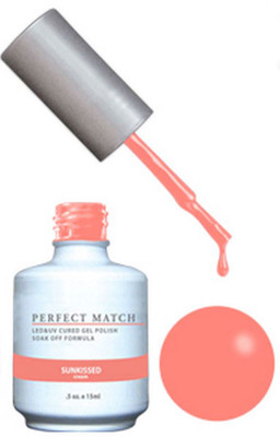 LeChat Perfect Match Gel Polish & Nail Lacquer Sunkissed - .5oz