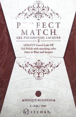 LeChat Perfect Match Gel Polish & Nail Lacque Risque Business - .5oz
