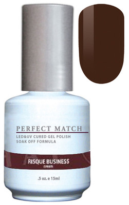 LeChat Perfect Match Gel Polish & Nail Lacque Risque Business - .5oz