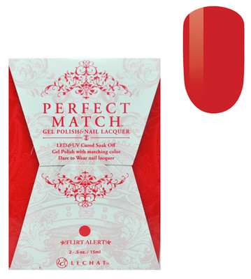 LeChat Perfect Match Gel Polish & Nail Lacquer Flirt Alert - .5oz