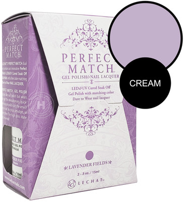 LeChat Perfect Match Gel Polish & Nail Lacquer Lavender Fields - .5oz